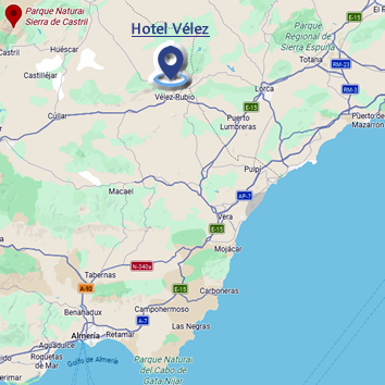 Mapa zona Hotel Vélez